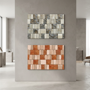 Carreaux muraux émaillés 3D effet pierre sablée, design mat, 300x450mm, pour extérieur, hall, 12x18, prix abordable - Product Image 4