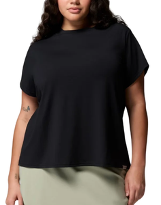 Camiseta de Fibra de Bambú con Estampado Tie Dye Vintage para Mujer, Talla Grande, Estilo Europeo, Cuello Redondo, Manga Corta, Logotipo Estampado, Directo de Fábrica - Product Image 3