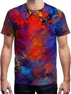 เสื้อยืดซับลิเมชั่นสั่งทำสำหรับผู้ชาย ขายส่ง เสื้อยืดโพลีเอสเตอร์/คอตตอน สั่งจำนวนมาก แห้งเร็ว พิมพ์ลายกราฟิก ราคาพิเศษ ระบายอากาศได้ดี - Product Image 6