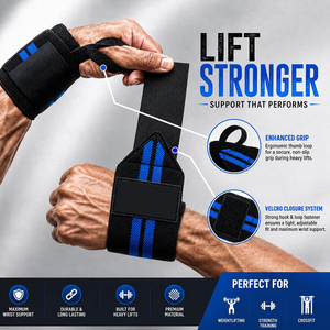 Sangles de poignet de fitness à libération rapide, accessoires de soutien pour l'entraînement en salle de sport - Product Image 6
