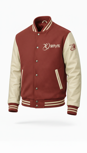 Prendas de Vestir de Alta Gama Estilo Americano con Mangas de Cuero y Parches Bordados, Ropa Deportiva Profesional - Product Image 6