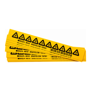Étiquettes d'avertissement pour matériaux inflammables autocollantes Brady, résistantes aux UV, en PP mat, pour laboratoires et zones à risque - Product Image 3