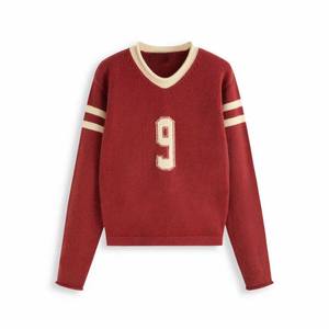 Suéter de Punto Estilo Universitario, Grueso y Cálido para Invierno - Jersey Térmico de Punto para Mujer, Color Sólido, Elegante y Transpirable 2026 - Product Image 4