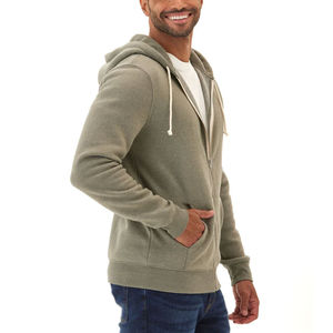 Nueva Llegada, Sudadera con Cierre para Hombre, 100% Algodón, Corte Regular, con Bordado e Impresión Personalizada, Tejido Transpirable y Ecológico - Product Image 6