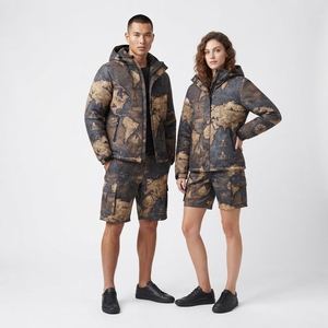 Chaquetas de Senderismo y Safari para Exteriores, Chaqueta con Capucha de Tejido Softshell, Talla Grande, Impermeable, Cortavientos, Chaquetas para Hombre - Product Image 2