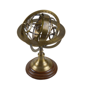 Sphère décorative au design élégant, finition argentée, en aluminium de qualité standard pour la décoration de bureau - Product Image 4