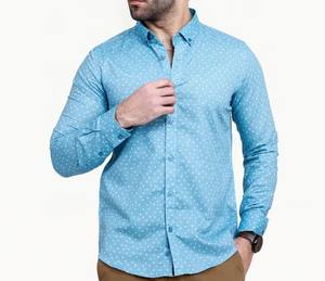 Chemise à manches longues en tissu durable pour hommes, nouvelle collection tendance pour hommes - Product Image 1