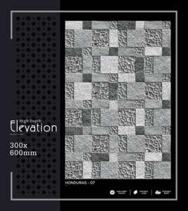 Azulejo de Pared de Porcelana de Alta Gama, 300x600mm, 30x60cm, 12x24, Acabado Mate, Estructura Perforada, Cerámica Decorativa para Interiores - Product Image 2