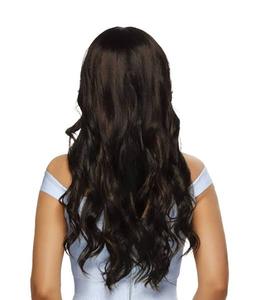 Perruque Lace Front Invisible Naturelle en Cheveux Brésiliens Remy avec Raie en L Profonde, Double Trame Faite à la Machine, Permanente et Toutes Couleurs - Product Image 1
