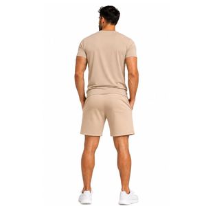 Pantalones Cortos Deportivos de Lona para Hombre, Casuales, Sólidos, de Cintura Alta, Ecológicos, Anti-UV, Transpirables, Cómodos, Esenciales para el Verano - Product Image 2