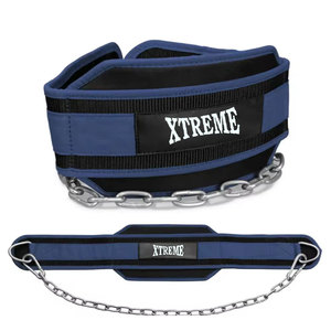 Cinturón de Soporte Lumbar para Fitness y Levantamiento de Pesas, Cinturón de Entrenamiento de Fuerza para Dominadas con Cadena, Cinturón Ajustable para Dips - Product Image 1