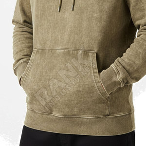 Sweat-shirts à capuche pour hommes en coton mélangé, fabriqués au Pakistan, disponibles en différentes couleurs, style tendance, vente en gros, effet délavé à l'acide, offre spéciale - Product Image 5