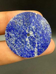 Disque rond en lapis-lazuli bleu naturel, 31,50 mm, 1,50 mm d'épaisseur, cadran de montre classique et élégant - Product Image 2