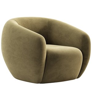 Italian Designer Modern Upholstered Reclining Tufted Single <b>Sofa</b> Chair Modern Fabric Accent Upholstered Single <b>Sofa</b> Armchair - Product Image 3