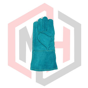 Gants de travail de sécurité en cuir pleine fleur de qualité supérieure, résistants à la chaleur, pour soudeurs TIG/MIG, barbecues, pompiers, anti-coupures et anti-déchirures - Product Image 4