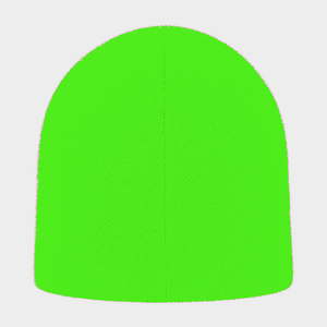 Gorro de Punto Jacquard Personalizado con Diseño de Mano de Esqueleto Verde Neón, Estilo Y2K, Unisex, para Invierno - Product Image 3