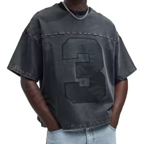Camiseta Deportiva Personalizable con Estampado 3D en Relieve, Cuello en V, Manga Corta, Malla Transpirable, 100% Poliéster, Secado Rápido, Unisex, para Béisbol y Sóftbol - Product Image 5