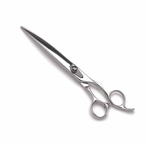 Ciseaux de toilettage pour animaux droitiers, finition miroir, tranchants, courbés, pour couper les poils des animaux, 8 pouces, ciseaux de toilettage - Product Image 4