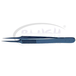 Pinzas de Joyero Rectas de Titanio de Precisión con Punta Fina para Manipulación Microquirúrgica, Instrumento Oftálmico de Blush Surgical - Product Image 3
