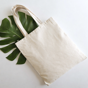 กระเป๋าผ้าแคนวาสพิมพ์ลายโลโก้ตามสั่ง พิมพ์ตัวอักษร  แบบลำลอง ทนทาน ใช้ซ้ำได้ สำหรับใส่ของช้อปปิ้ง สะพายไหล่ บรรจุภัณฑ์แบบกล่อง ใช้ได้ทุกวัน - Product Image 3