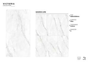 Azulejos de porcelana premium modernos con superficie adhesiva, tamaño 600x1200, azulejos grandes para pisos y paredes para proyectos de lujo. - Product Image 3