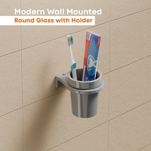 Juego de Portavasos Redondos de Pared para Edificios Comerciales y Baños Públicos de Alto Tráfico, Accesorios Modernos para Interiores - Product Image 2