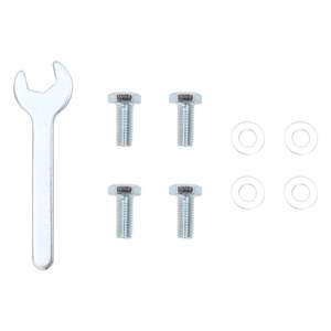 Base de parasol compacte en acier noir mat avec revêtement en poudre pour parasols et supports de terrasse - Product Image 6