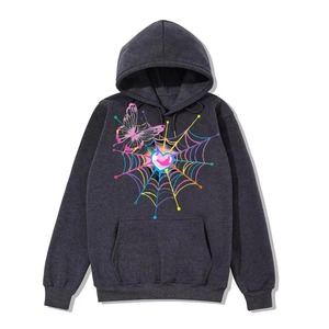 Sudadera con Capucha Spider-Man, con Bolsillo, Logotipo Personalizado en el Frente, Unisex, Blanca y Negra, Informal, Forro Polar, Ecológica, 100% Algodón - Product Image 3