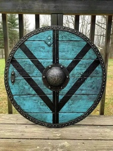 OEM Handmade Viking Shields Stainless Steel Custom Logo Private Label Durable Outdoor Survival <b>Camping</b> Wholesale Bulk Supplier - Product Image 4