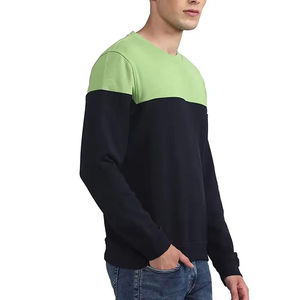 Vente en gros de sweat-shirts pour hommes, vêtements décontractés, sweat-shirt en coton mélangé à manches longues, à la mode, avec logo personnalisé - Product Image 4