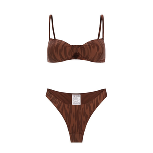 Traje de baño de una pieza HDJ de talla grande, control de abdomen, ropa de playa conservadora, monokini sexy SQ69005 - Product Image 2