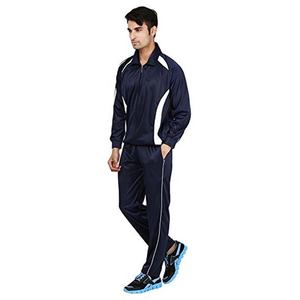 Ensemble de survêtement de jogging en polyester 100% pour hommes, coupe ajustée, veste à fermeture éclair deux pièces écologique, pantalon, logo personnalisé, broderie, maternité - Product Image 6