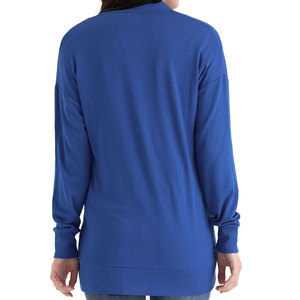 Cárdigan con cuello en V para mujer, suéter informal de manga larga para todas las estaciones, prendas de punto acanaladas, capa superior con apertura frontal, suave y cómodo - Product Image 2