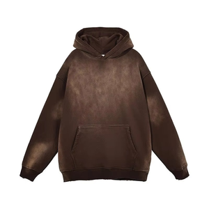 Sudadera con Capucha Vintage de Algodón con Logotipo Personalizado al por Mayor, Sudadera con Capucha de Felpa Francesa, Sudaderas con Capucha Populares para Mujer con Lavado Ácido - Product Image 2