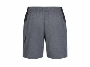 <b>Men</b> Gray Knitted Board Shorts With Drawstring Waist And Side Pockets Quick Dry Swim <b>Trunks</b> - Product Image 3