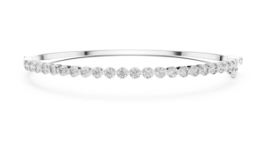 Bracelet unisexe élégant et tendance en argent sterling 925 plaqué or avec diamant de laboratoire de 2 mm, design de fermoir élégant, certifié IGI, fait main - Product Image 4