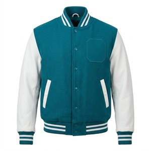 Veste de baseball vintage personnalisable SEEBI Sports pour hommes, fermeture à boutons, 100% coton, tissu de haute qualité - Product Image 2