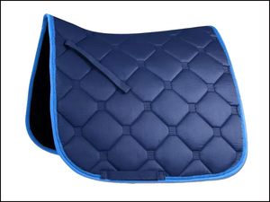 EQUIPRO Sudadero Australiano Azul Marino con Patrón Acolchado de Diamantes Estilo Suroeste, Ribete Rojo y Correa de Sujeción para Salto - Product Image 2