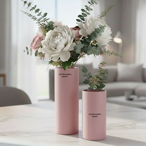Wholesale Factory Price Modern Style Metal Flower <b>Vase</b> <b>Set</b> 3 Decorative Home Accents Matte Finish Tabletop <b>Vases</b> Eco Friendly - Product Image 5