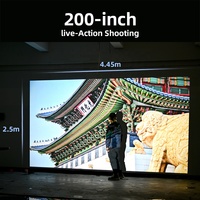 Nouveau projecteur intelligent AKEY9S Mini, home cinéma portable, idéal pour les jeux, haute luminosité, WIFI, OEM, Android, 1080P 4K, 200 pouces
