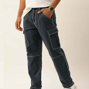 Pantalon cargo homme léger multi-poches décontracté pour l'aventure en plein air et la randonnée par Run Apparel - Product Image 4