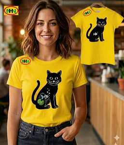 เสื้อยืดแขนสั้นผ้าฝ้ายผสมสแปนเด็กซ์สำหรับผู้หญิงขายส่ง เสื้อยืดลำลองคอกลมสำหรับวันหยุดพักผ่อนริมชายหาด ผลิตในบังกลาเทศ - Product Image 2