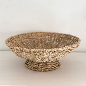 Bandeja Redonda Tejida a Mano de Pasto Marino 100% Natural de la Mejor Calidad de Vietnam, Tamaño Personalizado, Decoración para el Hogar, Marca KCV - Product Image 1