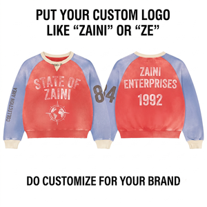 Sudadera con media cremallera de 360 gramos, 100% algodón premium, forro polar, cortavientos, transpirable, con panel rosa, personalizable con sublimación y bordado. - Product Image 1