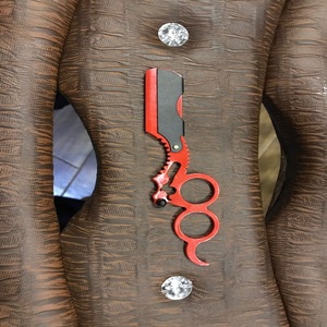 Nouvelle Arrivée Rasoir Droit en Acier Inoxydable, Couteau Pliant pour la Coupe de la Barbe, Rasoir de Rasage pour Hommes, Rasoir de Barbier - Product Image 1