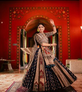 Designer Traditional Silk Lehenga Choli for Women Printed Ethnic Chaniya with Dupatta | Festive Wedding & Party Wear - Product Image 1