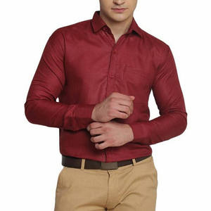 Chemise de cérémonie en coton élastique de qualité supérieure pour un confort tout au long de la journée, chemise de cérémonie luxueuse pour les occasions formelles - Product Image 1