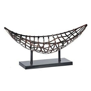 Escultura de Aluminio Fundido de Lujo, Estatua Metálica Abstracta Moderna para Decoración de Mesa o Estante de Sala de Estar - Product Image 5