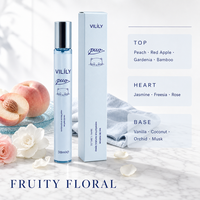 VILiLY B025 38ml Mini Eau de Parfum avec un parfum frais, fruité, floral et boisé, longue tenue, vaporisateur pour femmes, usage quotidien, cadeau mignon pour les rendez-vous