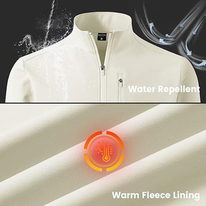 เสื้อแจ็คเก็ตซอฟต์เชลล์ เสื้อแจ็คเก็ตผู้ชาย LUCIVA Alabaster Crest: The Elite All-Season Technical Softshell - Product Image 5